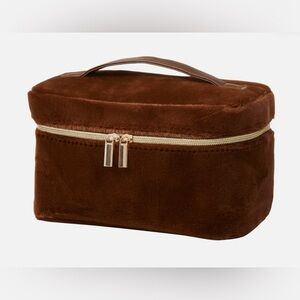 ULTA Beauty Chocolate Brown Makeup Bag